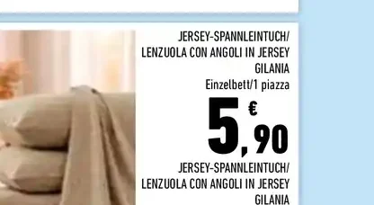 Lenzuola con angoli singolo