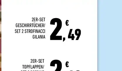 Set strofinacci