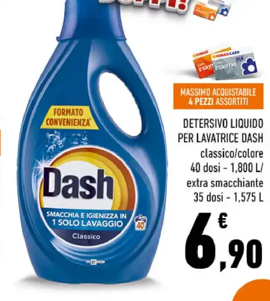 Detersivo liquido Dash