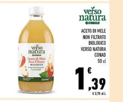 Aceto di mele biologico