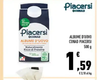 Albume d'uovo Piacersi