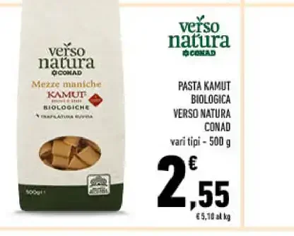 Pasta kamut biologica