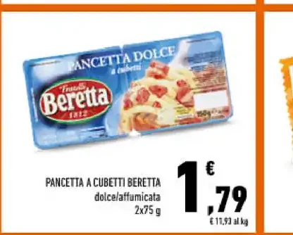 Pancetta a cubetti Beretta