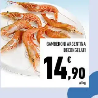 Gamberoni argentini decongelati