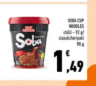 Soba Cup Noodles