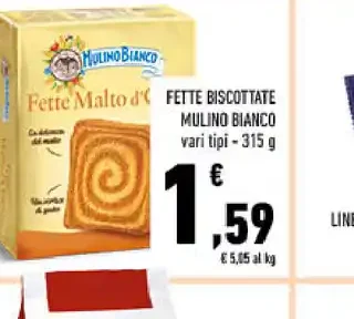 Fette biscottate Mulino Bianco