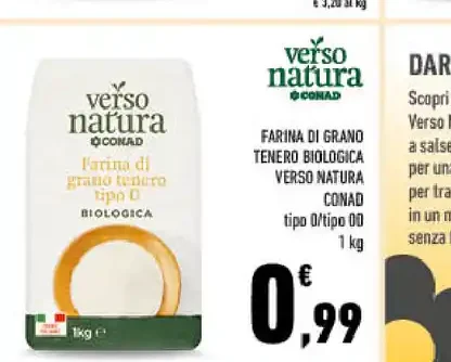 Farina di grano tenero biologica Verso Natura