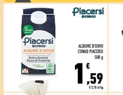 Albume d'uovo Conad Piacersi