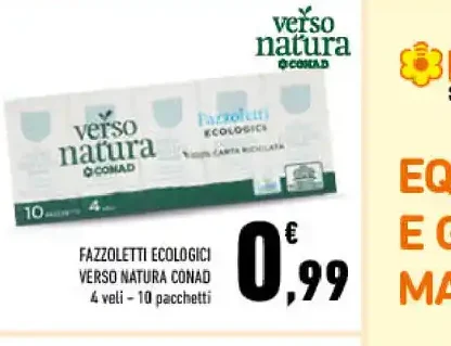 Fazzoletti ecologici Verso Natura