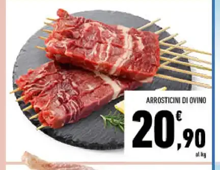Arrosticini di ovino