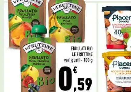 Frullati bio Le Fruttine