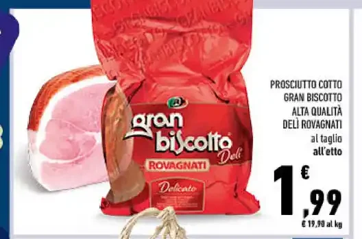 Prosciutto cotto Gran Biscotto Rovagnati