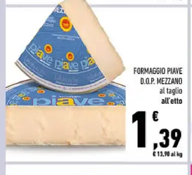Formaggio Piave DOP mezzano