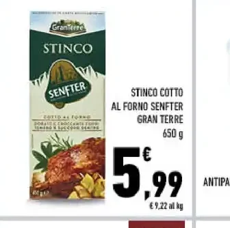 Stinco cotto al forno Senfter Gran Terre