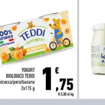 Yogurt biologico Teddy