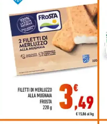 Filetti di merluzzo alla mugnaia Frosta