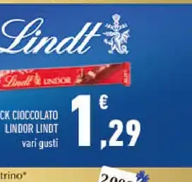 Snack cioccolato Lindor
