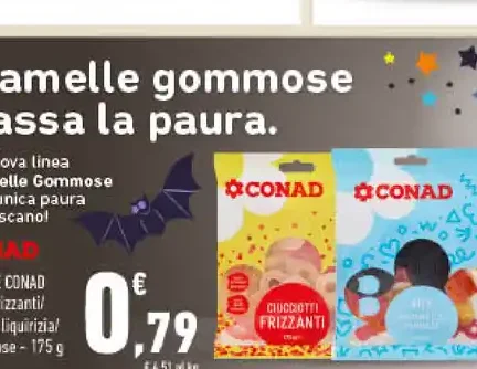 Caramelle Conad ciuccetti frizzanti