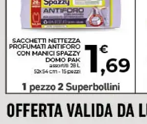 Sacchetti nettezza profumati