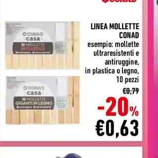 Linea mollette Conad