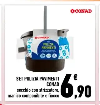 Set pulizia pavimenti Conad