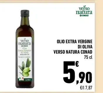 Olio extra vergine di oliva Verso Natura Conad