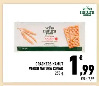 Crackers Kamut Verso Natura Conad