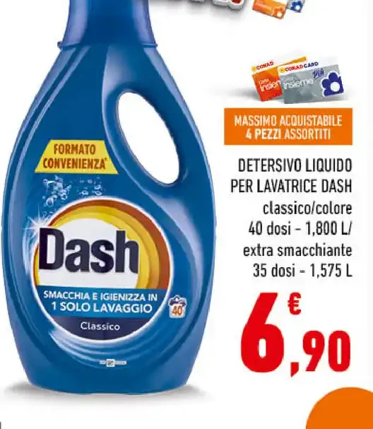 Detersivo liquido Dash