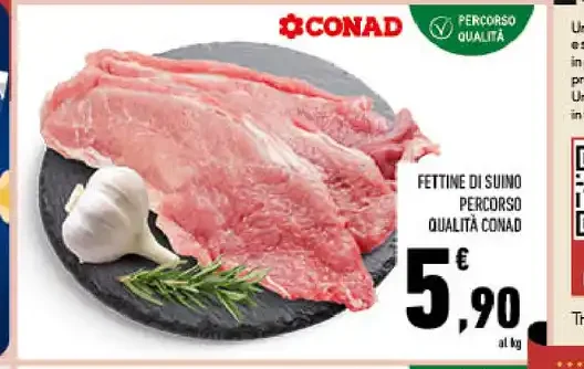 Fettine di suino