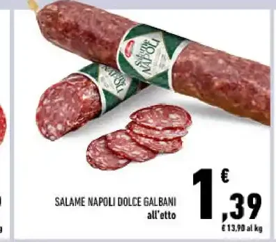 Salame Napoli dolce Galbani