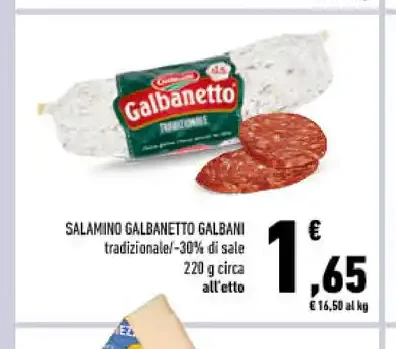 Salamino Galbanetto Galbani