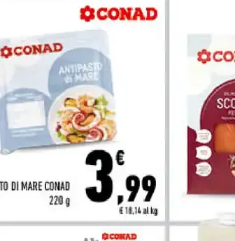 Antipasto di mare Conad