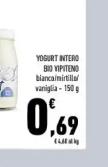 Yogurt intero bio Vipiteno