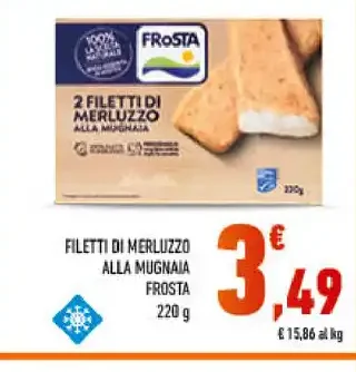 Filetti di merluzzo alla mugnaia Frosta