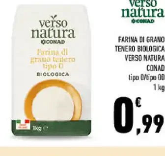 Farina di grano tenero biologica Verso Natura