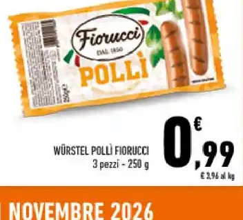 Würstel Pollì Fiorucci