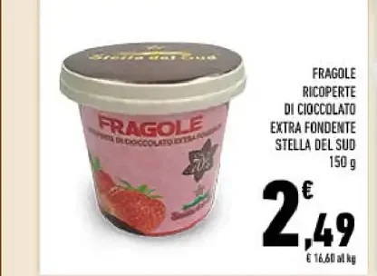 Fragole ricoperte di cioccolato
