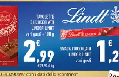 Tavoletta Lindt Lindor