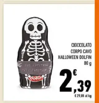 Cioccolato corpo cavo Halloween Dolfin