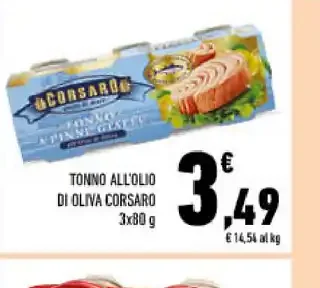 Tonno all'olio di oliva Corsaro