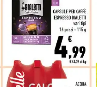 Capsule caffè espresso Bialetti