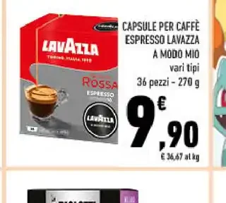 Capsule caffè espresso Lavazza A Modo Mio