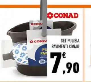 Set pulizia pavimenti Conad
