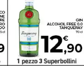 Gin alcohol free Tanqueray