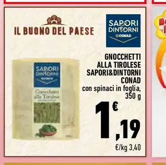 Gnocchetti alla tirolese