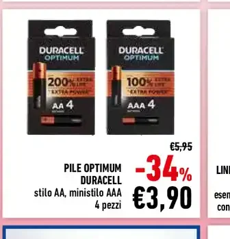 Pile Optimum Duracell