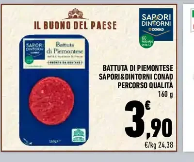 Battuta di piemontese Sapori&Dintorni Conad