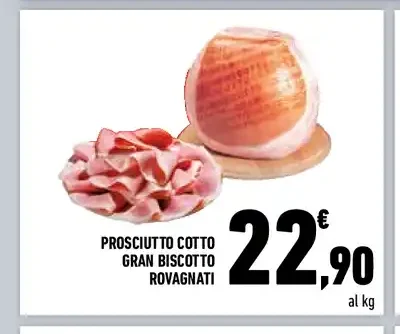 Prosciutto cotto Gran Biscotto Rovagnati