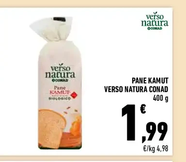 Pane kamut Verso Natura Conad