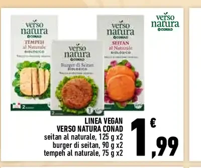 Linea vegan Verso Natura Conad